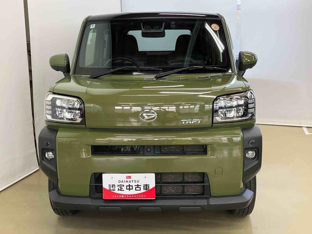 タフトＧナビゲーションシステム付き　ドライブレコーダー付き　パノラマモニター付き　スカイフィールトップ　電動パーキングブレーキ　コーナーセンサー　オートライト・ハイビーム　ＬＥＤヘッドランプ　アルミホイール（鳥取県）の中古車