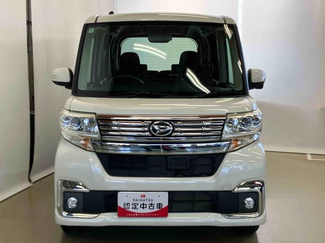 タントカスタムＸナビゲーションシステム付き　両側スライド・片側電動　オートライト　バックカメラ付き　オートエアコン　ステアリングスイッチ　キーフリーシステム　プッシュボタンスタート　アルミホイール（鳥取県）の中古車