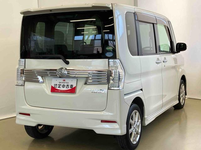 タントカスタムＸナビゲーションシステム付き　両側スライド・片側電動　オートライト　バックカメラ付き　オートエアコン　ステアリングスイッチ　キーフリーシステム　プッシュボタンスタート　アルミホイール（鳥取県）の中古車