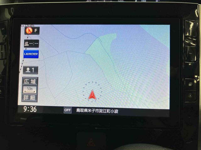 タントカスタムＸナビゲーションシステム付き　両側スライド・片側電動　オートライト　バックカメラ付き　オートエアコン　ステアリングスイッチ　キーフリーシステム　プッシュボタンスタート　アルミホイール（鳥取県）の中古車
