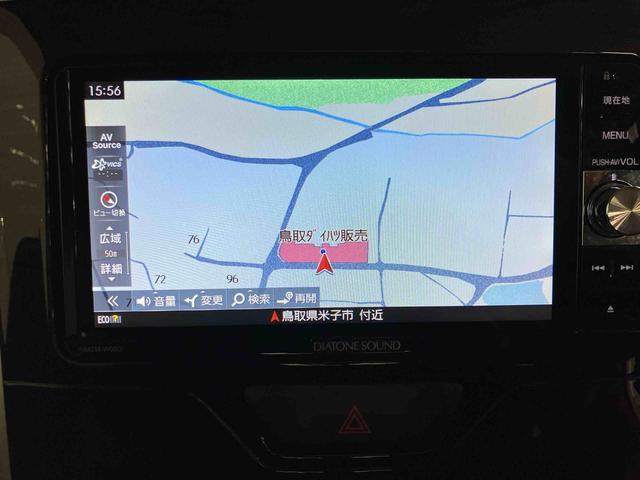 タントカスタムＸ　トップエディションＳＡIIスマートアシスト付き　ナビゲーションシステム付き　バックカメラ付き　両側スライド・片側電動　キーフリーシステム　ステアリングスイッチ　アイドリングストップ　オートライト　アルミホイール　オートエアコン（鳥取県）の中古車