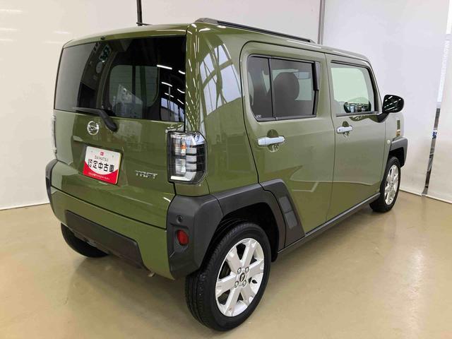 タフトＧスマートアシスト付き　シートヒーター　スカイフィールトップ　電動パーキングブレーキ　コーナーセンサー　オートライト・ハイビーム　ＬＥＤヘッドランプ　キーフリー　アルミホイール（鳥取県）の中古車