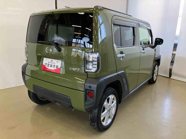 タフトＧスマートアシスト付き　シートヒーター　スカイフィールトップ　電動パーキングブレーキ　ＣＤチューナー付きー　オートライト・ハイビーム　ＬＥＤヘッドランプ　キーフリー　アルミホイール　フルタイム４ＷＤ（鳥取県）の中古車