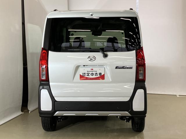 タントファンクロススマートアシスト付き オートライト・ハイビーム LEDヘッドランプ コーナーセンサー 両側電動スライドドア 電動パーキングブレーキ ブレーキホールドシステム キーフリーシステム(鳥取県)の中古車