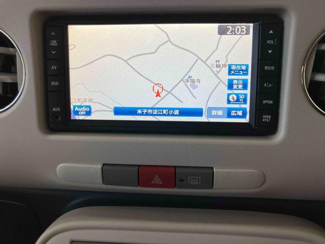 ミラココアココアプラスＧナビゲーションシステム付き　バックカメラ付き　スペアタイヤ付き　キーフリーシステム　電動格納ドアミラー　パワーウィンドウ　オートエアコン　マニュアルレベリング機能　フォグランプ付き（鳥取県）の中古車