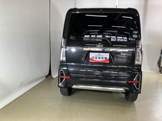 タントカスタムＲＳスマートアシスト付き　オートライト・ハイビーム　ＬＥＤヘッドランプ　コーナーセンサー　両側電動スライドドア　キーフリーシステム　アダプティブクルーズコントロール　ステアリングスイッチ　シートヒーター（鳥取県）の中古車