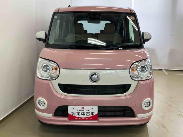 ムーヴキャンバスＧホワイトアクセントＶＳ　ＳＡIIIスマートアシスト付き　ナビゲーションシステム付き　パノラマモニター付き　両側電動スライドドア　電動格納ドアミラー　シートヒーター　プッシュボタンスタート　オートエアコン　オートライト・ハイビーム（鳥取県）の中古車