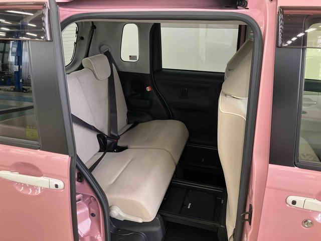 ムーヴキャンバスＧホワイトアクセントＶＳ　ＳＡIIIスマートアシスト付き　ナビゲーションシステム付き　パノラマモニター付き　両側電動スライドドア　電動格納ドアミラー　シートヒーター　プッシュボタンスタート　オートエアコン　オートライト・ハイビーム（鳥取県）の中古車