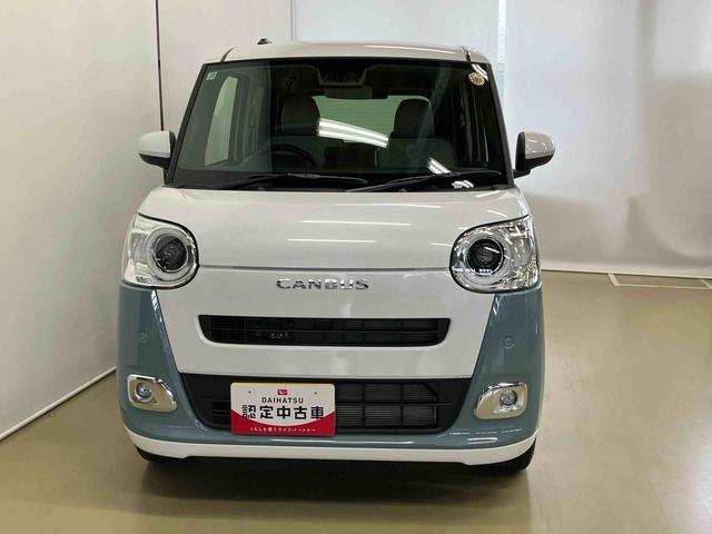 ムーヴキャンバスストライプスGスマートアシスト付き コーナーセンサー オートライト・ハイビーム LEDヘッドランプ キーフリー 両側電動スライドドア 電動パーキングブレーキ ステアリングスイッチ ホッとカップホルダー(鳥取県)の中古車