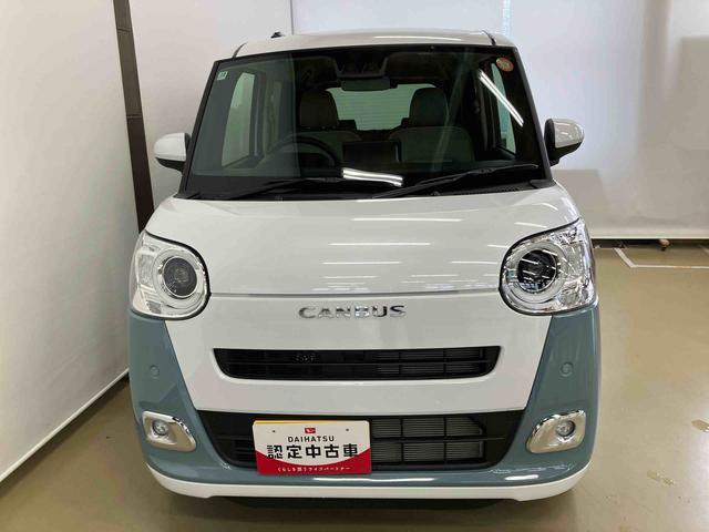 ムーヴキャンバス 中古車 ストライプスＧスマートアシスト付き　ディスプレイオーディオ付き　バックカメラ付き　ＬＥＤヘッドランプ　キーフリー　両側電動スライドドア　電動パーキングブレーキ　ステアリングスイッチ　ホッとカップホルダー