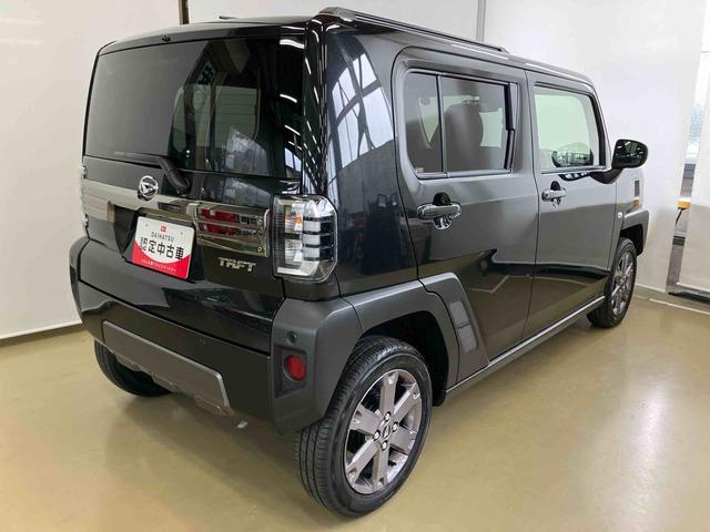 タフト 中古車 Ｇ　ダーククロムベンチャースマートアシスト付き　シートヒーター　スカイフィールトップ　電動パーキングブレーキ　コーナーセンサー　オートライト・ハイビーム　ＬＥＤヘッドランプ　キーフリー　アルミホイール