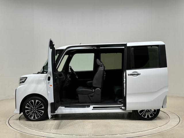 タントカスタムRS パノラマモニター 両側電動スライドドアLEDオートライト パワースライドドアウェルカムオープン機能 オート電動格納式ドアミラー 助手席ロングスライド 助手席イージークローザー アルミホイール キーフリーシステム(広島県)の中古車