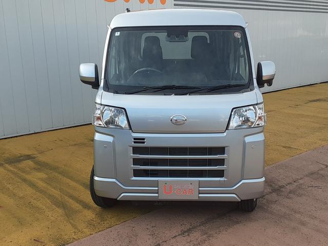 ハイゼットカーゴクルーズターボ　キーフリー　パワーウィンドゥワンオーナー　禁煙車　キーフリー　衝突回避支援システム　誤発信抑制制御機能　　マニュアルエアコン　パワーウインドウ　アイドリングストップ　リヤフルフラットシート　オーディオレス（埼玉県）の中古車