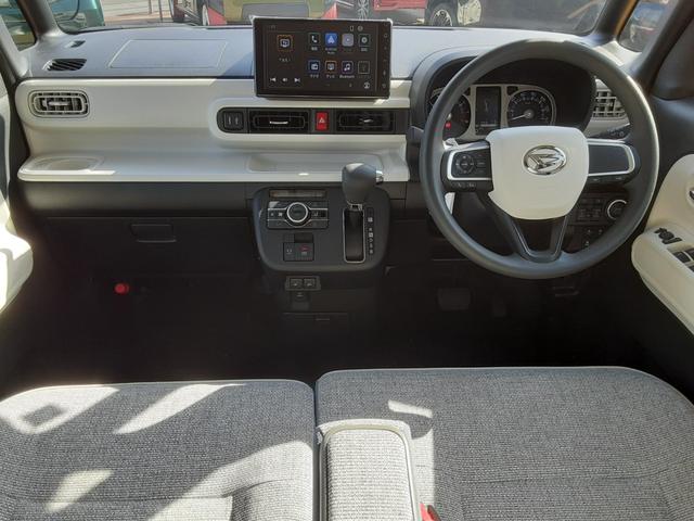 ムーヴキャンバスストライプスＧ　９インチスマホ連携ディスプレイオーディオワンオーナー　禁煙車　両側パワースライドドア　運転席助手席シートヒーター　純正ホイールキャップ　クリアランスソナー　ＬＥＤヘッドライト　ＬＥＤフォグランプ　衝突回避支援システム　誤発信抑制制御機能（埼玉県）の中古車