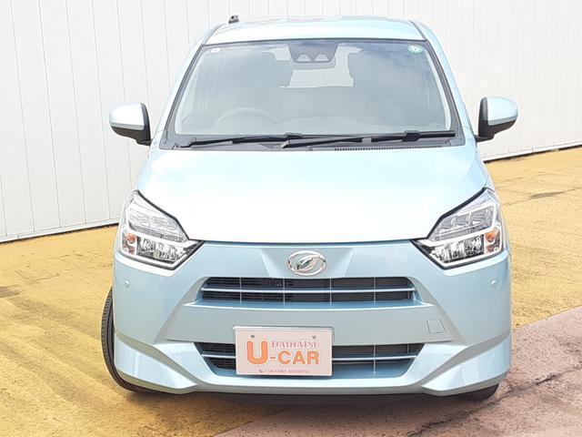 ミライースＸ　ＳＡIII／ＬＥＤヘッドライト／キーレスワンオーナー　禁煙車　ＬＥＤヘッドライト　オートライト　キーレス　パワーウィンドゥ　純正ホイールキャップ　電動格納式ドアミラー　衝突回避支援システム　誤発信抑制制御機能先行車発進お知らせ機能（埼玉県）の中古車