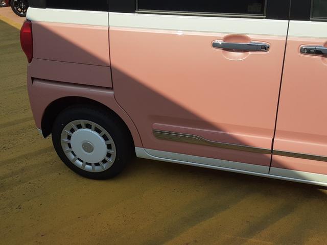 ムーヴキャンバスストライプスＧ　スマホ連携ディスプレイオーディオ　試乗車禁煙車　ワンオーナー　電動格納ミラー　両側電動スライドドア　ＬＥＤヘッドライト　シートヒーター　オートエアコン　キーフリー　９インチスマホ連携ディスプレイオーディオ　電動パーキングブレーキ（埼玉県）の中古車