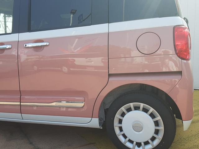 ムーヴキャンバスストライプスＧ　スマホ連携ディスプレイオーディオ　試乗車禁煙車　ワンオーナー　電動格納ミラー　両側電動スライドドア　ＬＥＤヘッドライト　シートヒーター　オートエアコン　キーフリー　９インチスマホ連携ディスプレイオーディオ　電動パーキングブレーキ（埼玉県）の中古車