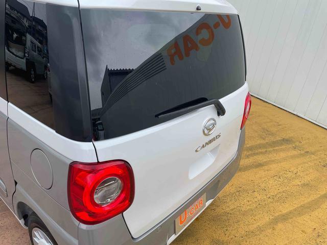 ムーヴキャンバスストライプスＧ／両側電動スライドドア／ＬＥＤヘッドライトワンオーナー　禁煙車　両側電動スライドドア　運転席助手席シートヒーター　ＬＥＤヘッドライト　ＬＥＤフォグランプ　衝突回避支援ブレーキ機能　誤発進抑制制御機能　アイドリングストップ　コーナーセンサー（埼玉県）の中古車
