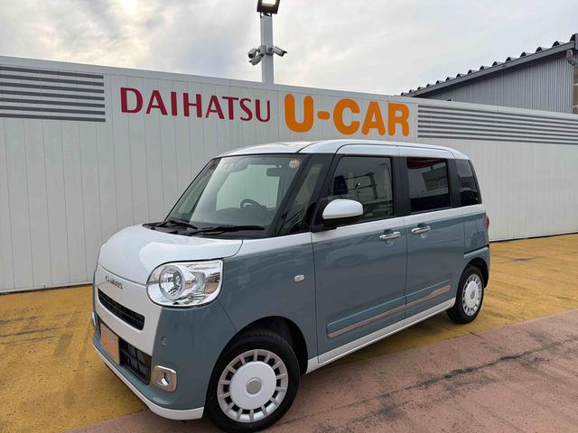 ムーヴキャンバスストライプスＧ／両側電動スライドドア／シートヒーターワンオーナー　禁煙車　純正ホイールキャップ　キーフリー　両側電動スライドドア　運転席助手席シートヒーター　衝突回避支援システム　誤発進抑制制御機能　ＬＥＤヘッドライト　ＬＥＤフォグランプ（埼玉県）の中古車