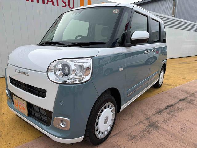 ムーヴキャンバスストライプスＧ／両側電動スライドドア／シートヒーターワンオーナー　禁煙車　純正ホイールキャップ　キーフリー　両側電動スライドドア　運転席助手席シートヒーター　衝突回避支援システム　誤発進抑制制御機能　ＬＥＤヘッドライト　ＬＥＤフォグランプ（埼玉県）の中古車