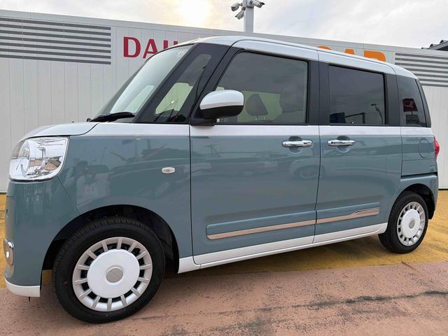 ムーヴキャンバスストライプスＧ／両側電動スライドドア／シートヒーターワンオーナー　禁煙車　純正ホイールキャップ　キーフリー　両側電動スライドドア　運転席助手席シートヒーター　衝突回避支援システム　誤発進抑制制御機能　ＬＥＤヘッドライト　ＬＥＤフォグランプ（埼玉県）の中古車