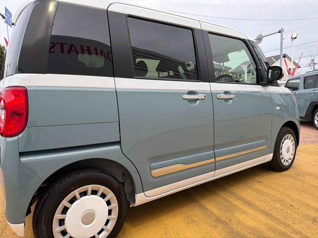 ムーヴキャンバスストライプスＧ／両側電動スライドドア／シートヒーターワンオーナー　禁煙車　純正ホイールキャップ　キーフリー　両側電動スライドドア　運転席助手席シートヒーター　衝突回避支援システム　誤発進抑制制御機能　ＬＥＤヘッドライト　ＬＥＤフォグランプ（埼玉県）の中古車