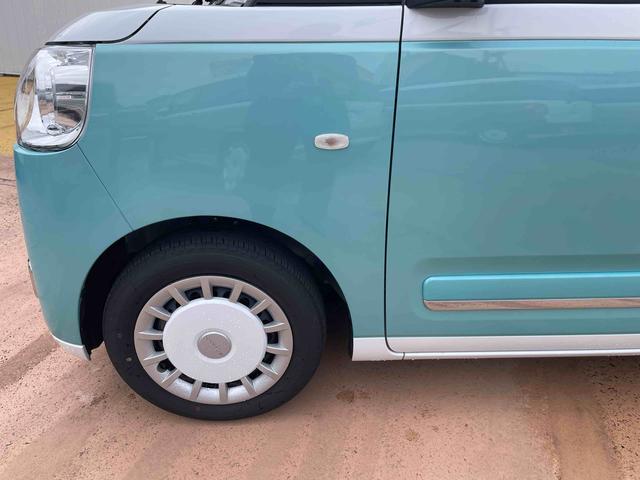 ムーヴキャンバスストライプスＧターボ／両側パワースライドドア／シートヒーターワンオーナー　禁煙車　両側パワースライドドア　運転席助手席シートヒーター　キーフリー　オートエアコン　電動パーキングブレーキ　ブレーキホールド　アダプティブクルーズコントロール　ステアリングスイッチ（埼玉県）の中古車