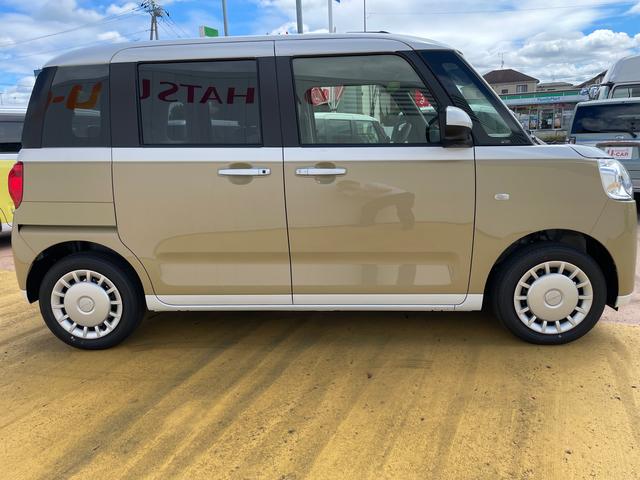 ムーヴキャンバスストライプスＸワンオーナー　禁煙車　キーフリー　純正ホイールキャップ　衝突回避支援ブレーキ機能　誤発進抑制制御機能　アイドリングストップ　両側電動スライドドア　パワーウィンドウ　オートライト（埼玉県）の中古車