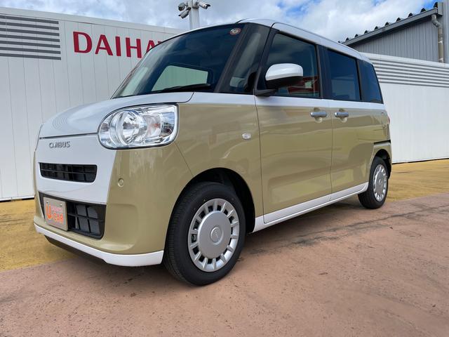 ムーヴキャンバスストライプスＸワンオーナー　禁煙車　キーフリー　純正ホイールキャップ　衝突回避支援ブレーキ機能　誤発進抑制制御機能　アイドリングストップ　両側電動スライドドア　パワーウィンドウ　オートライト（埼玉県）の中古車