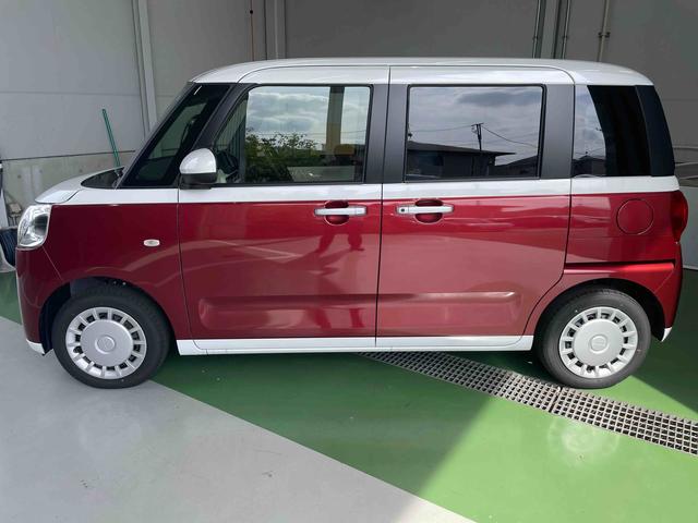 ムーヴキャンバスストライプスX キーフリー 両側電動スライドドアワンオーナー 禁煙車 両側電動スライドドア キーフリー 純正ホイールキャップ パワーウィンドウ 衝突回避支援システム 誤発進抑制制御機能 オートライト アイドリングストップ(埼玉県)の中古車
