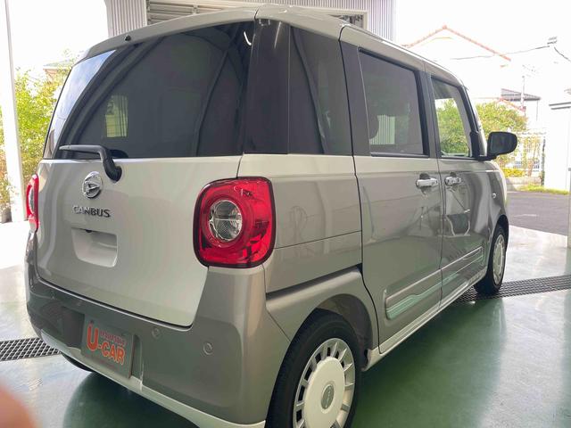 ムーヴキャンバスストライプスＧワンオーナー　禁煙車　両側電動スライドドア　９インチスマホ連携ディスプレイオーディオ　ＬＥＤヘッドライト　ＬＥＤフォグランプ　キーフリー　純正ホイールキャップ　ＵＳＢ・ＨＤＭＩ端子（埼玉県）の中古車