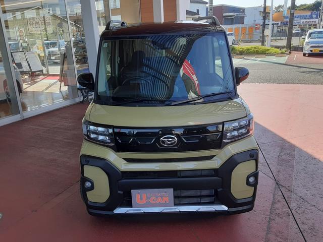 タント 中古車 ファンクロスリミテッド　／両側電動スライドドア　純正マットワンオーナー　禁煙車　９インチスマホ連携ディスプレイオーディオ　運転席助手席パワースライドドア　ＬＥＤヘッドライト　ＬＥＤフォグランプ　ＵＳＢ・ＨＤＭＩソケット　純正アルミホイール　キーフリー
