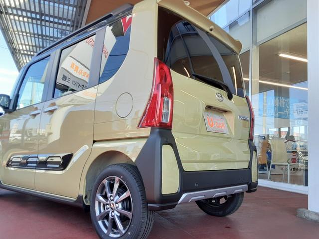 タント 中古車 ファンクロスリミテッド　／両側電動スライドドア　純正マットワンオーナー　禁煙車　９インチスマホ連携ディスプレイオーディオ　運転席助手席パワースライドドア　ＬＥＤヘッドライト　ＬＥＤフォグランプ　ＵＳＢ・ＨＤＭＩソケット　純正アルミホイール　キーフリー