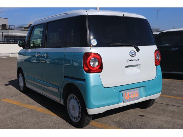 ムーヴキャンバスストライプスGターボ 当店使用サービスカーUP車左右パワースライドドア 左右シートヒーター アダプティブクルーズコントロール バックカメラ(埼玉県)の中古車