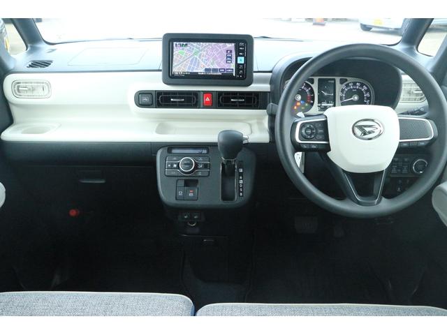 ムーヴキャンバスストライプスＧ　当店使用試乗車ＵＰ車純正ナビ　バックモニター　左右パワースライドドア　左右シートヒーター　クリアランスソナー（埼玉県）の中古車