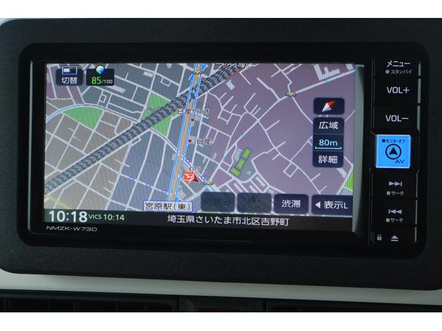 ムーヴキャンバスストライプスＧ　当店使用試乗車ＵＰ車純正ナビ　バックモニター　左右パワースライドドア　左右シートヒーター　クリアランスソナー（埼玉県）の中古車