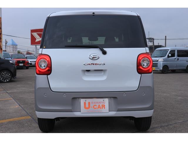 ムーヴキャンバスストライプスＧ　当店使用試乗車ＵＰ車純正ナビ　バックモニター　左右パワースライドドア　左右シートヒーター　クリアランスソナー（埼玉県）の中古車