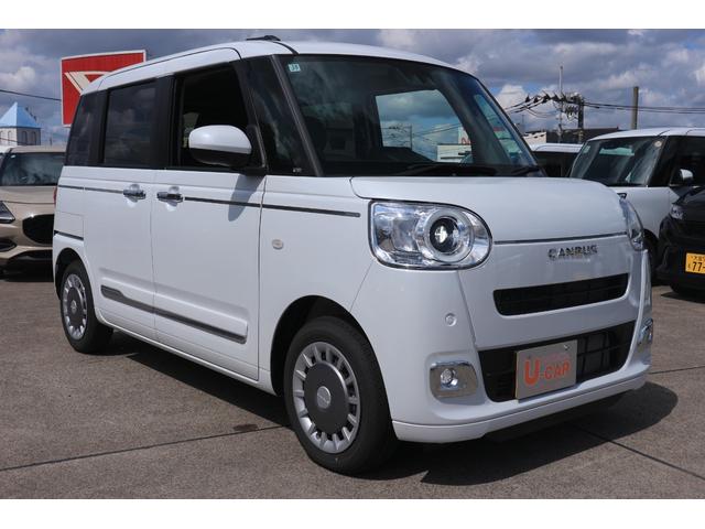 ムーヴキャンバスセオリーＧ　当店使用サービスカーＵＰ車左右パワースライドドア・左右シートヒーター・クリアランスソナー・バックカメラ付（埼玉県）の中古車
