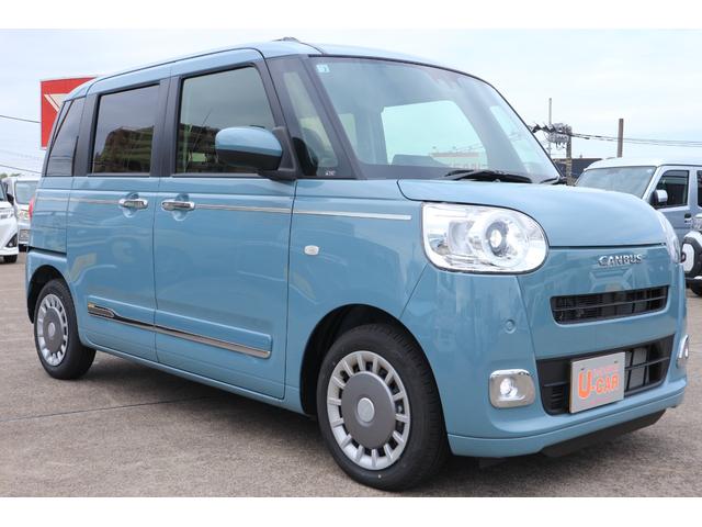 ムーヴキャンバスセオリーGターボ 当店使用試乗車UP車1年保証・走行無制限 純正ナビ バックモニター アダプティブクルーズコントロール 左右パワースライドドア 左右シートヒーター クリアランスソナー(埼玉県)の中古車