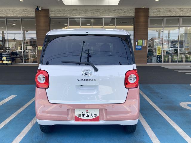 ムーヴキャンバスストライプスＧターボ１４インチフルホイールキャップ　ＬＥＤヘッドランプ　ＬＥＤフォグランプ　ホっとカップホルダー　両側パワースライドドア　キーフリーシステム（静岡県）の中古車