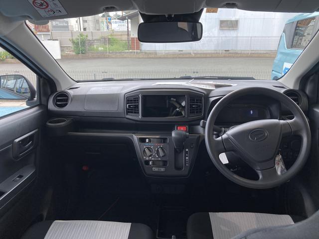 ミライースＬ　ＳＡIII１３インチフルホイールキャップ　マルチリフレクターハロゲンヘッドランプ　可倒式ドアミラー　自発光式デジタルメーターアンバーイルミネーションメーター　マニュアルエアコン（ダイヤル式）　キーレスエントリー（静岡県）の中古車