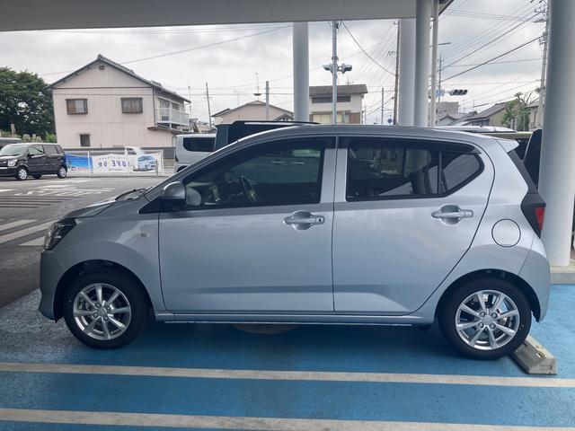 ミライースＧ　ＳＡIII１４インチアルミホイール　ＬＥＤヘッドランプ　オート格納式カラードドアミラー　自発光式デジタルメーターブルーイルミネーションメーター　オートエアコン（プッシュ式）　キーフリーシステム（静岡県）の中古車