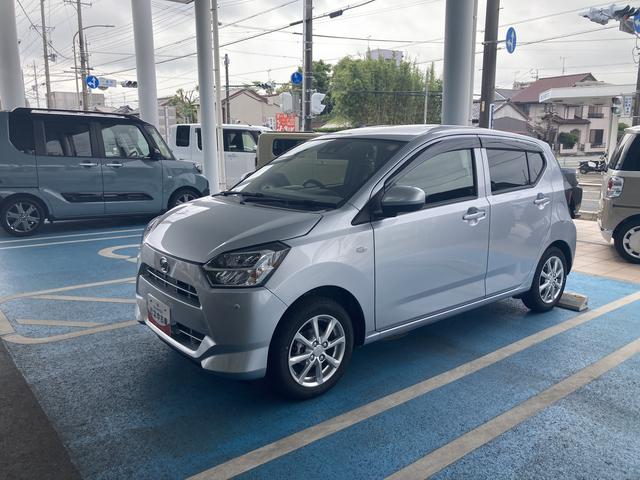 ミライースＧ　ＳＡIII１４インチアルミホイール　ＬＥＤヘッドランプ　オート格納式カラードドアミラー　自発光式デジタルメーターブルーイルミネーションメーター　オートエアコン（プッシュ式）　キーフリーシステム（静岡県）の中古車