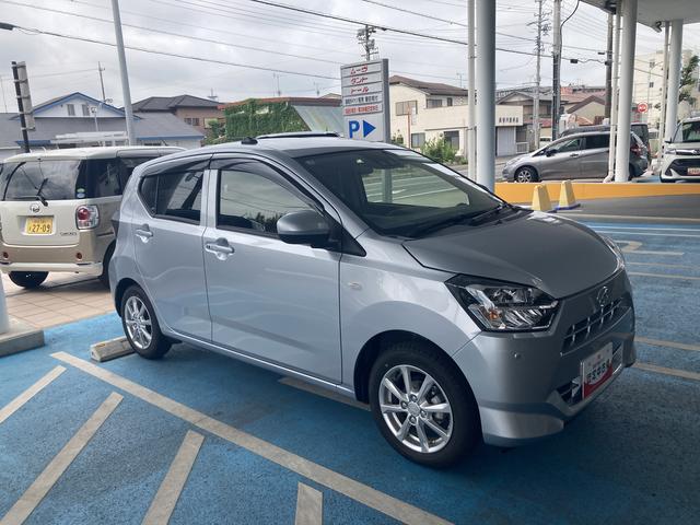ミライースＧ　ＳＡIII１４インチアルミホイール　ＬＥＤヘッドランプ　オート格納式カラードドアミラー　自発光式デジタルメーターブルーイルミネーションメーター　オートエアコン（プッシュ式）　キーフリーシステム（静岡県）の中古車
