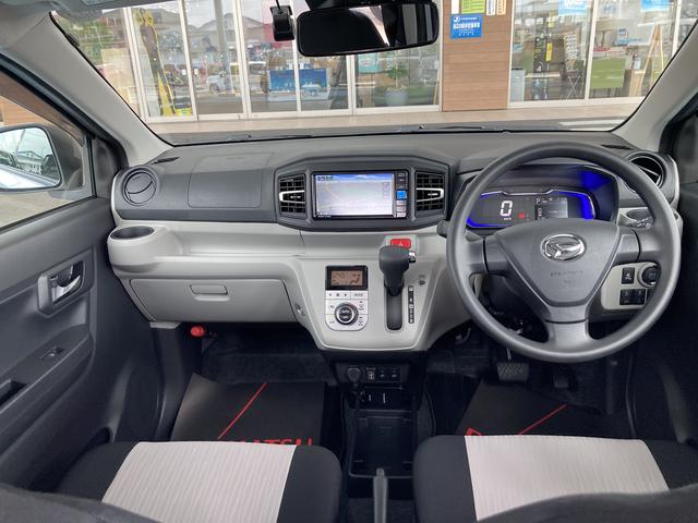 ミライースＧ　ＳＡIII１４インチアルミホイール　ＬＥＤヘッドランプ　オート格納式カラードドアミラー　自発光式デジタルメーターブルーイルミネーションメーター　オートエアコン（プッシュ式）　キーフリーシステム（静岡県）の中古車