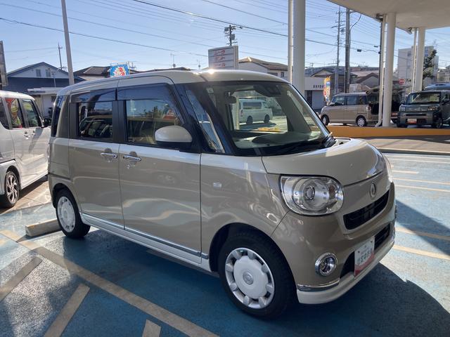 ムーヴキャンバスＧメイクアップＶＳ　ＳＡIII１４インチフルホイールキャップ　ＬＥＤヘッドランプ　キーフリーシステム　両側パワースライドドア　オートエアコン（プッシュ式）　オートライト　置きラクボックス（静岡県）の中古車