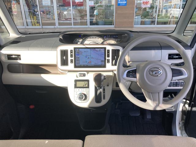 ムーヴキャンバスＧメイクアップＶＳ　ＳＡIII１４インチフルホイールキャップ　ＬＥＤヘッドランプ　キーフリーシステム　両側パワースライドドア　オートエアコン（プッシュ式）　オートライト　置きラクボックス（静岡県）の中古車