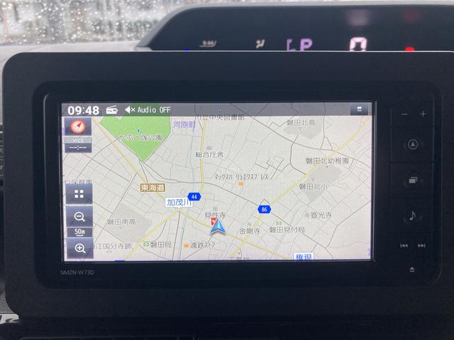 タントカスタムＸ１４インチアルミホイール　大型エアロバンパー　フルＬＥＤヘッドランプ　オート格納式カラードドアミラー　両側パワースライドドア　キーフリーシステム　プッシュボタンスタート（静岡県）の中古車