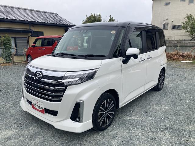 トールカスタムG ターボLEDヘッドランプ キーフリーシステム プッシュボタンスタート オートエアコン(プッシュ式) 両側パワースライドドア マルチインフォメーションディスプレイ 本革巻ステアリングホイール(静岡県)の中古車