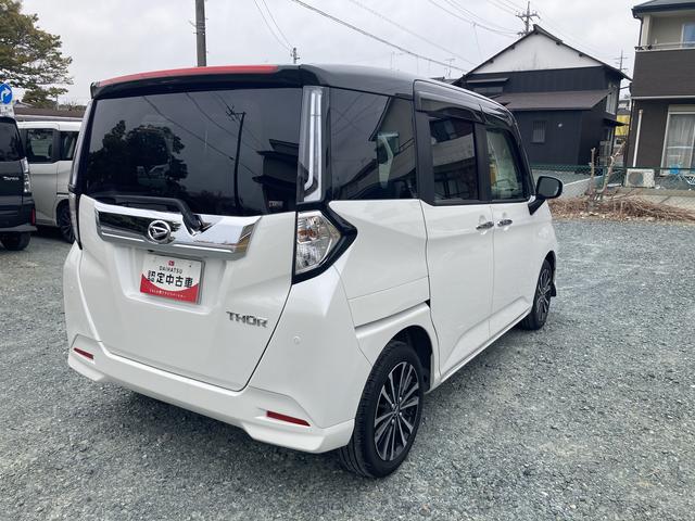 トールカスタムG ターボLEDヘッドランプ キーフリーシステム プッシュボタンスタート オートエアコン(プッシュ式) 両側パワースライドドア マルチインフォメーションディスプレイ 本革巻ステアリングホイール(静岡県)の中古車